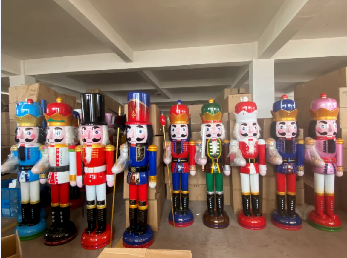 Large Nutcracker Plastic Life Size Christmas Decoration Outdoor