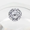 White- Octagon Rose Cut