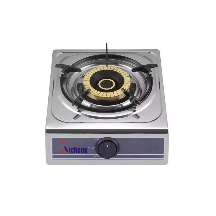 Single Burner Gas Cooker For Electric Gas Stove With Zinc Alloy Knob
