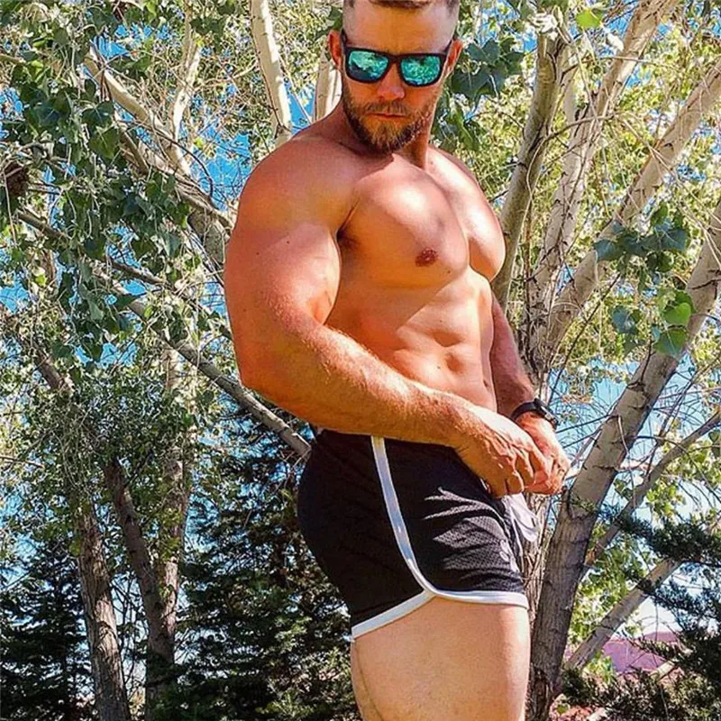 Sommer Surfen Shorts Badehose Sport Kurze Hosen Casual Strand Shorts Drucken Stoff Leinwand Polyester Gewebt Sporty309_voghion.com
