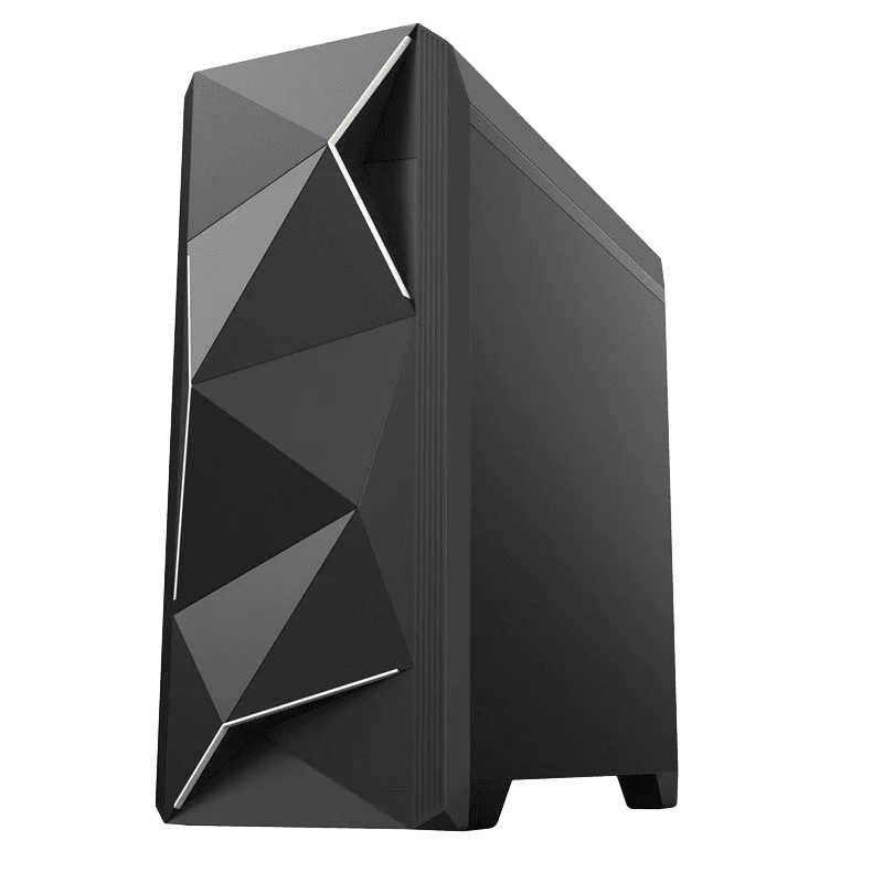 GameMax Ares Desktop MATX Computer case with ARGB and CE EMI Approved Optional