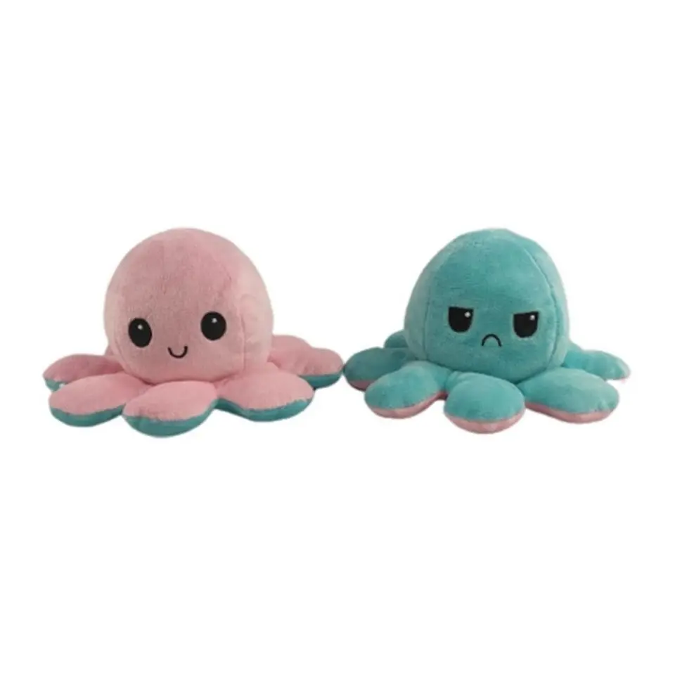 New double faced marine Octopus soft marine animal plush toys