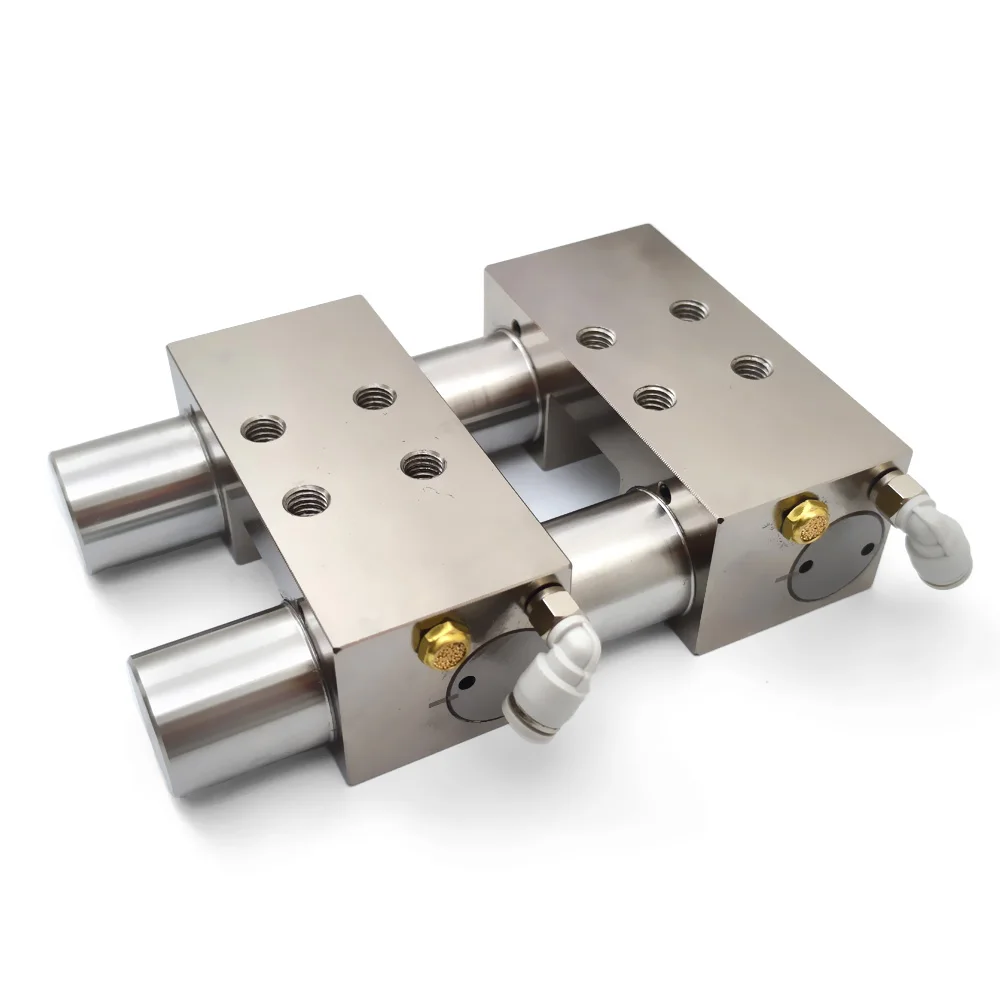 AKS30B Can Replace Zimmer MKS3001A Pneumatic Normally Closed Linear Clamps Suitable for Linear Guideway Hiwin Linear Guide Rail