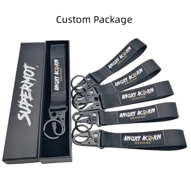 YYX Custom Short Lanyards Straps Key Chains Short Snap Carabiner Hook Key Holder Wrist Strap Lanyard Keychain for Promotion