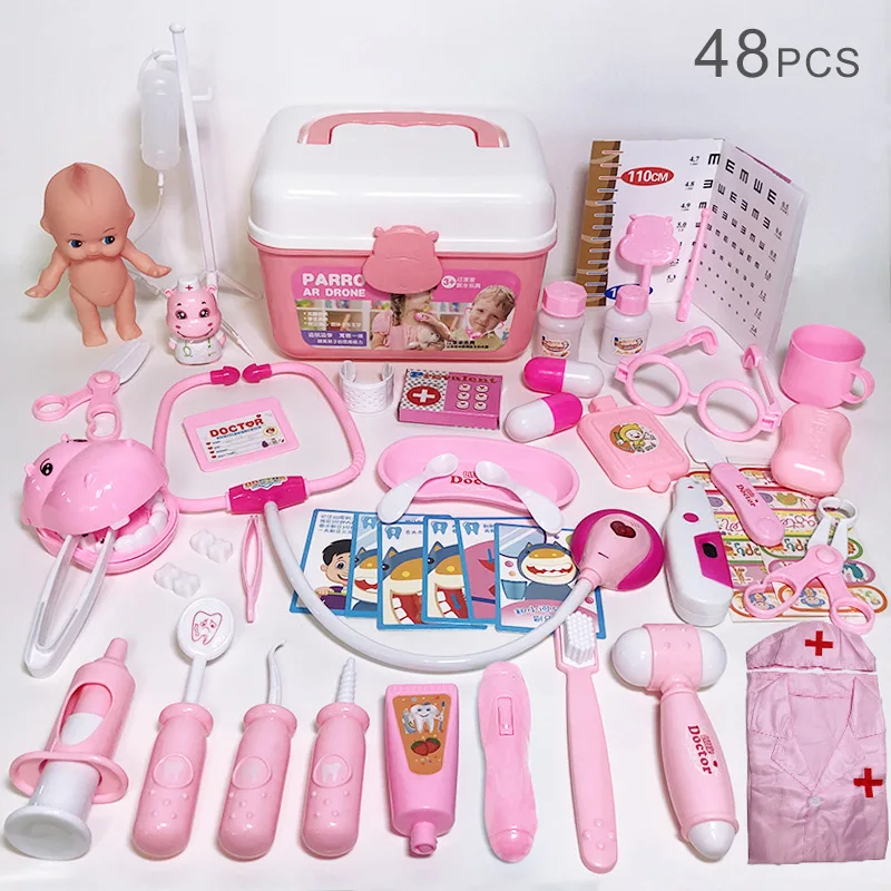 Врачебный набор для детей ролевые игры девочек медицинских принадлежностей медсестер сумка игрушки