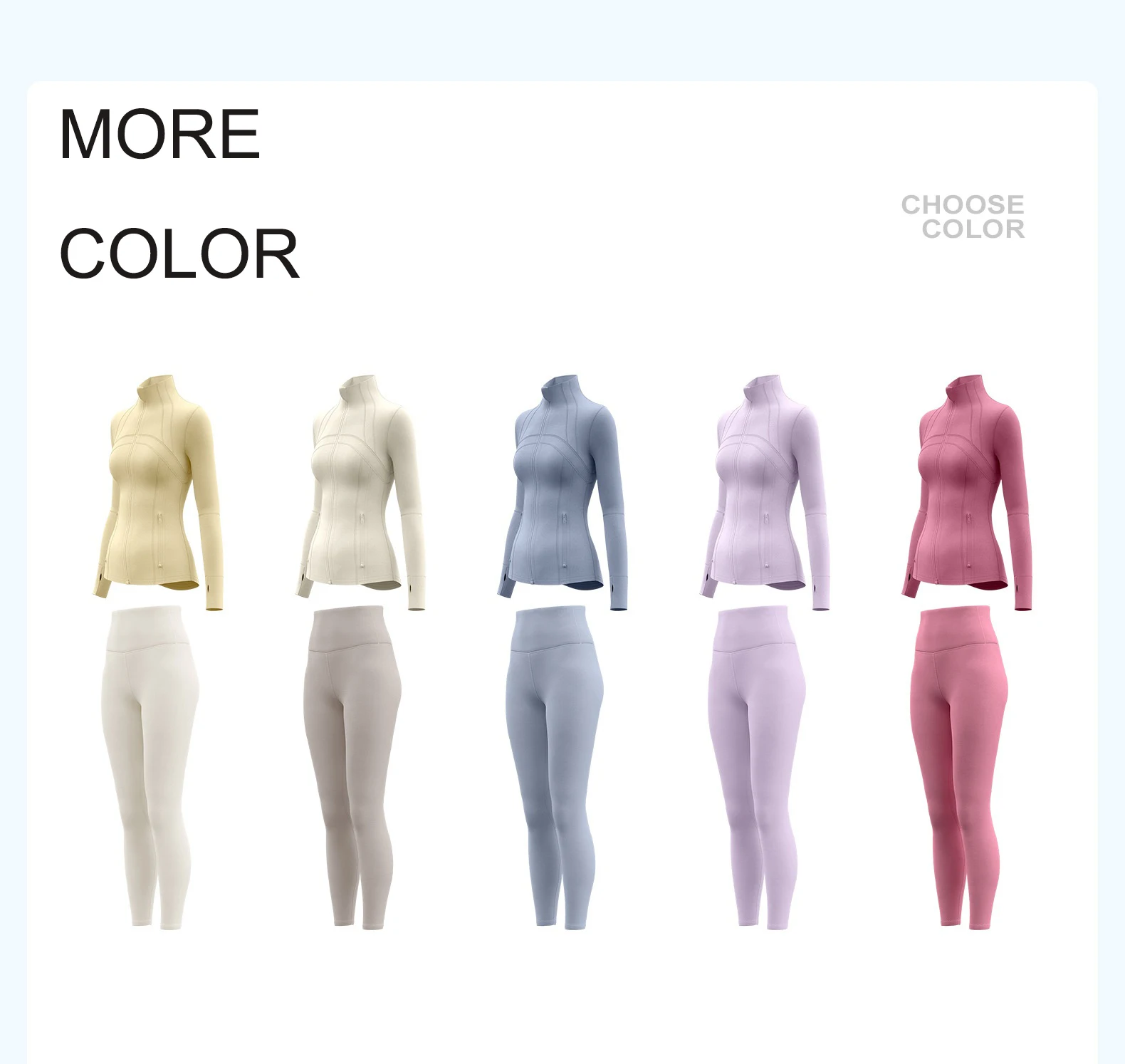 Factory Hot Deal 2 Piece Yoga Set Zipper Jacket Yoga Tops Butt Lift Pants Women Fitness Seamless Breathable  Workout Yoga Sets
