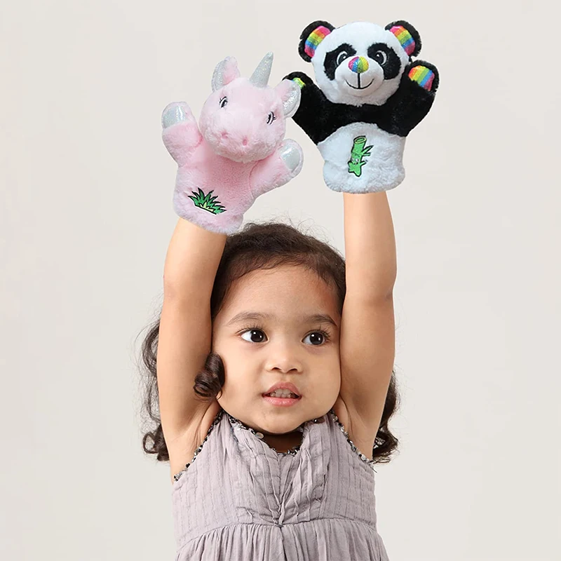 Hot Selling Kids Educational Toys Hand Puppet Family Mother Father