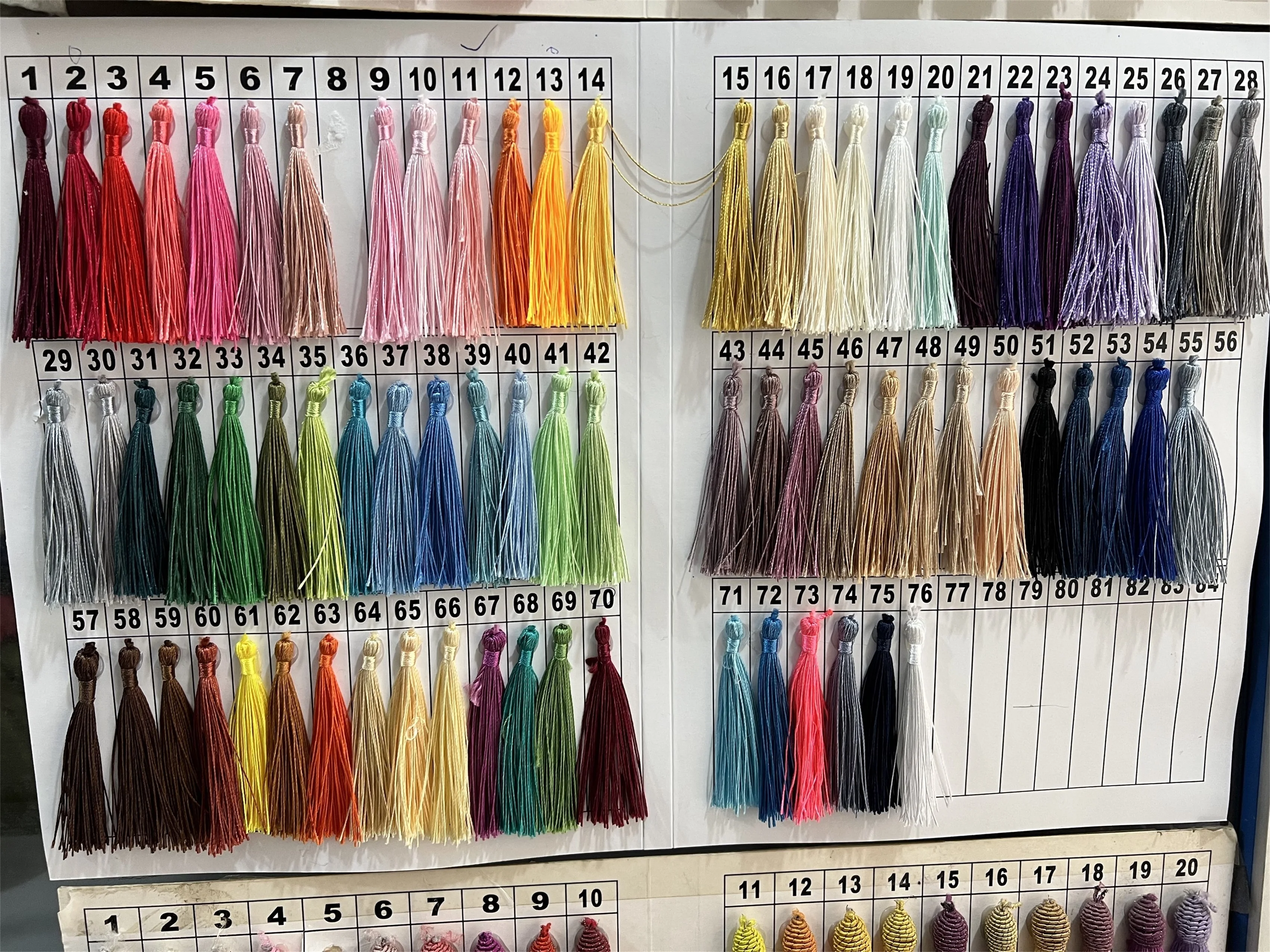 Guanlong Brand Wholesale High Quality Tassel For Decoration Silk Tassel