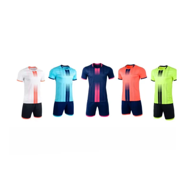 Customize Football Jersey Kids Adults Personalized Soccer Jerseys Set Custom Soccer Wear Breathable Uniforms For Men