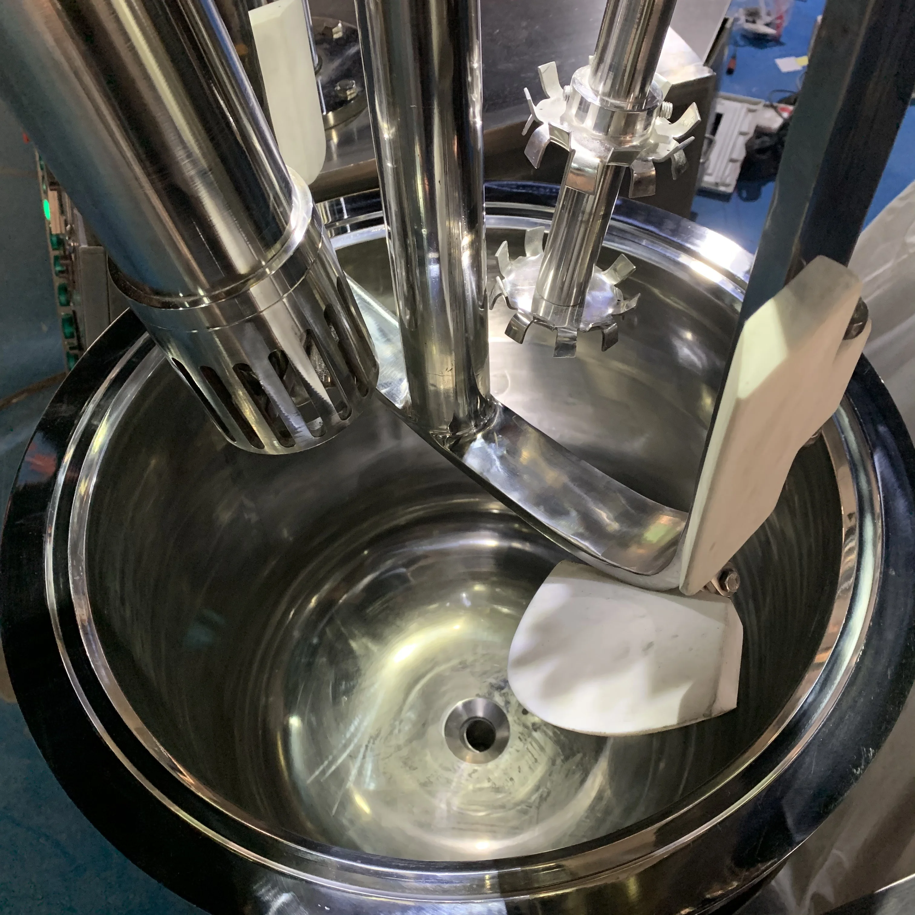 2022 г., вакуумный эмульгатор, вазелиновое масло, линия по производству зубной пасты, машина для производства растительной пасты, машина для полировки обуви, крема