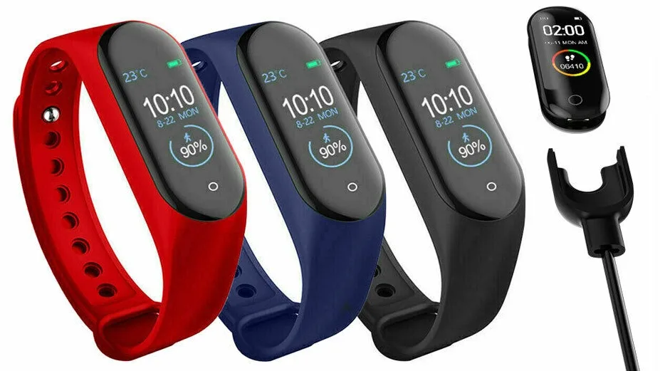 M4 Smart Bracelet Heart Rate Smart Watch Band Fitness Watch Activity ...