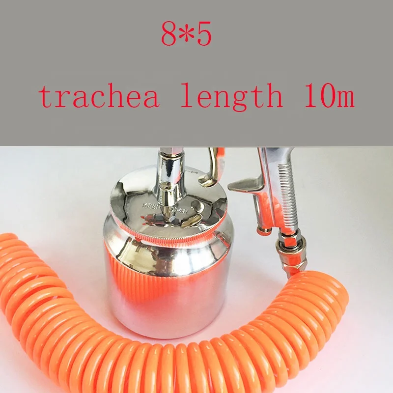 Auto Spray Gun air Pipe Pneumatic Accessories air Pump Pipe Telescopic Spring Spray Paint Quick Connector 10 Meters - Image 2