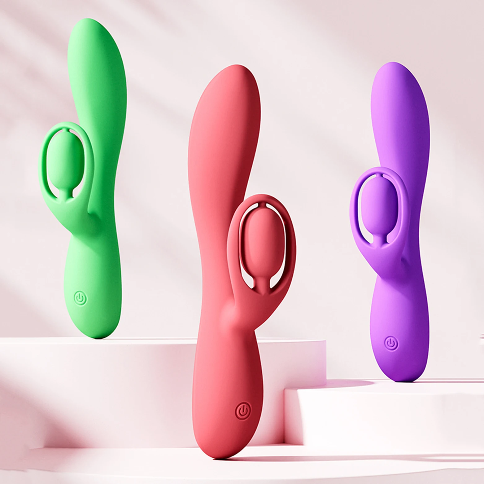 G Spot Vibrator Rabbit Dildo with 10 Vibration Modes, Clitoral and Vaginal Stimulator, Adult Sex Toys & Games for Female Couples