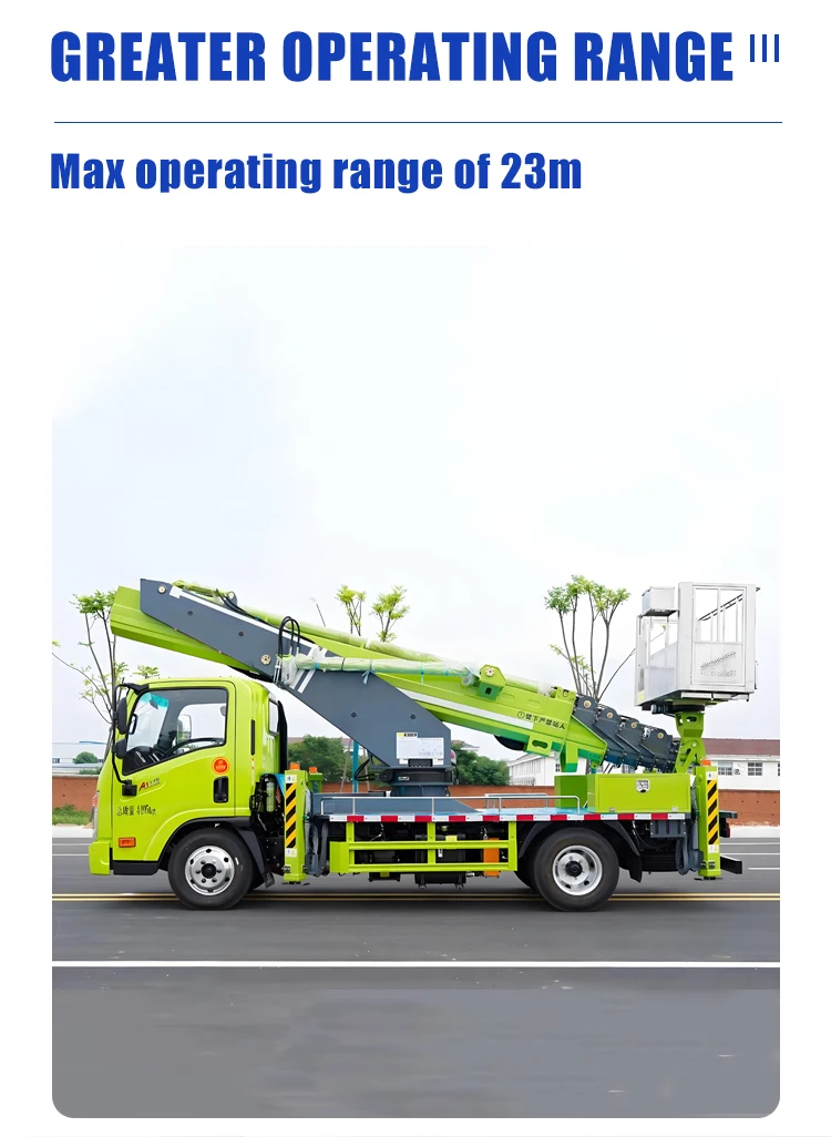 30m Aerial Platform Bucket Truck Manlift Lifting Platforms for High-Altitude Repairs and Construction 4