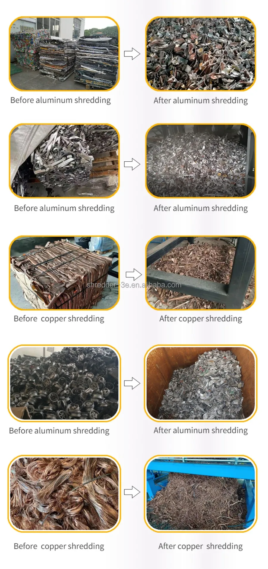 Stepper Motor Manufacturing Plant's Aluminum And Can Crusher Plastic