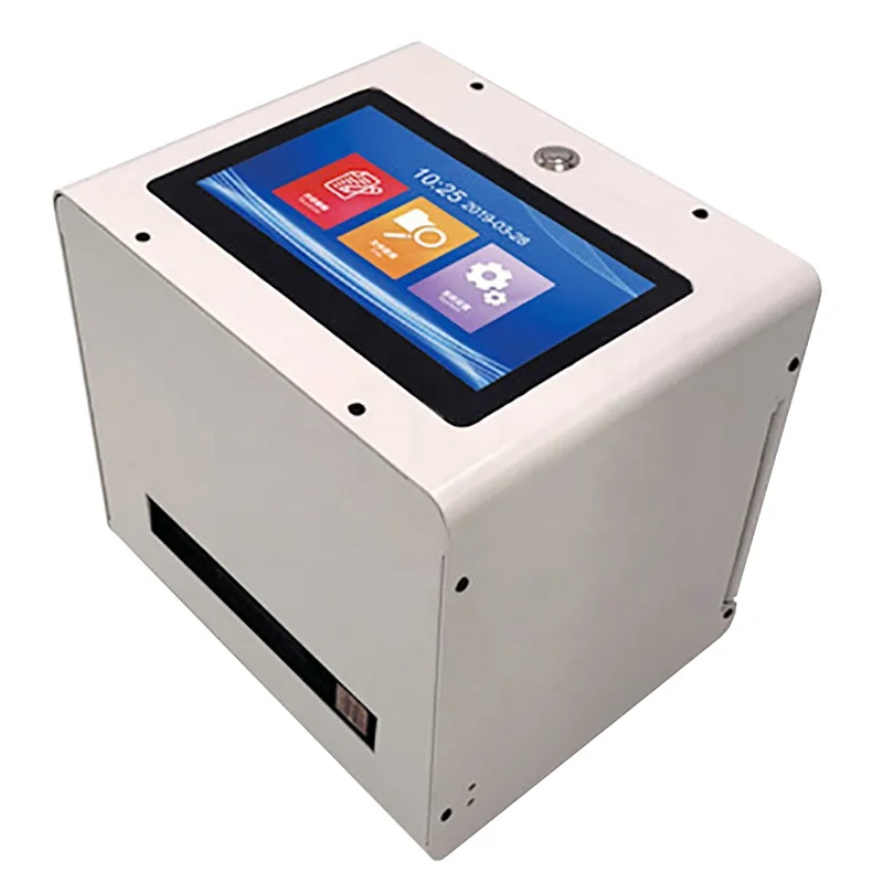 Portable Tabletop Expire Date Printing Machine for Juice Shampoo Can Jar Tin Bottle Plastic Bag Pet Bottles