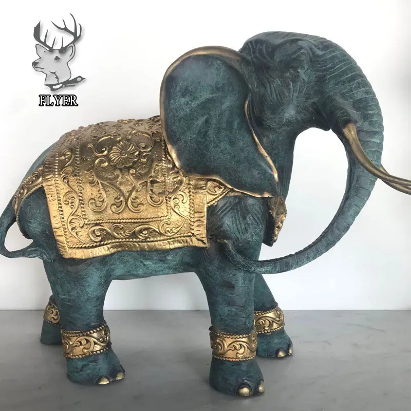 Artificial Outdoor Garden Decoration Animal Statue Large Fiberglass Resin 3d Elephant Statues