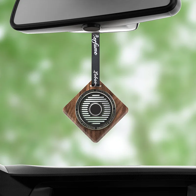 Personalized Custom Logo Car Paper Box Air Freshener Perfume Hanging Scents Air Freshener Case for Car Air Freshener