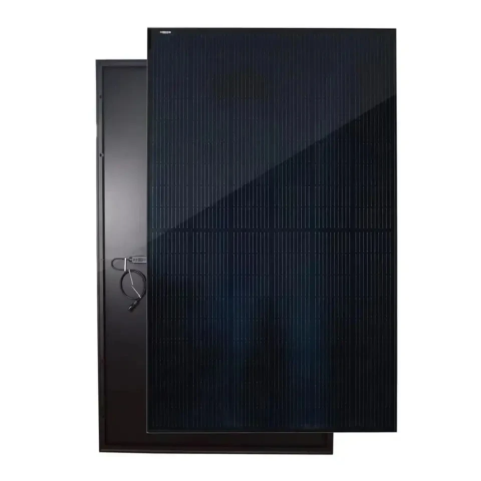 YS 310W All Black OEM Power Poly Solar Panel Competitive Price  Half Cell Polycrystalline with Glass Front Direct From China