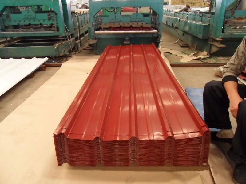 Высококачественные кровельные панели с цветным покрытием, гофрированная оцинкованная кровельная черепица, металлический кровельный лист