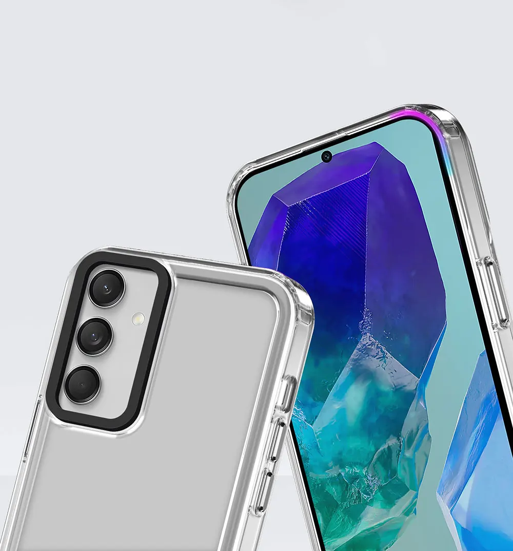 product clear tpu shockproof phone case for for m55 15 simple slim lightweight camera lens protection skin friendly sjk586-7