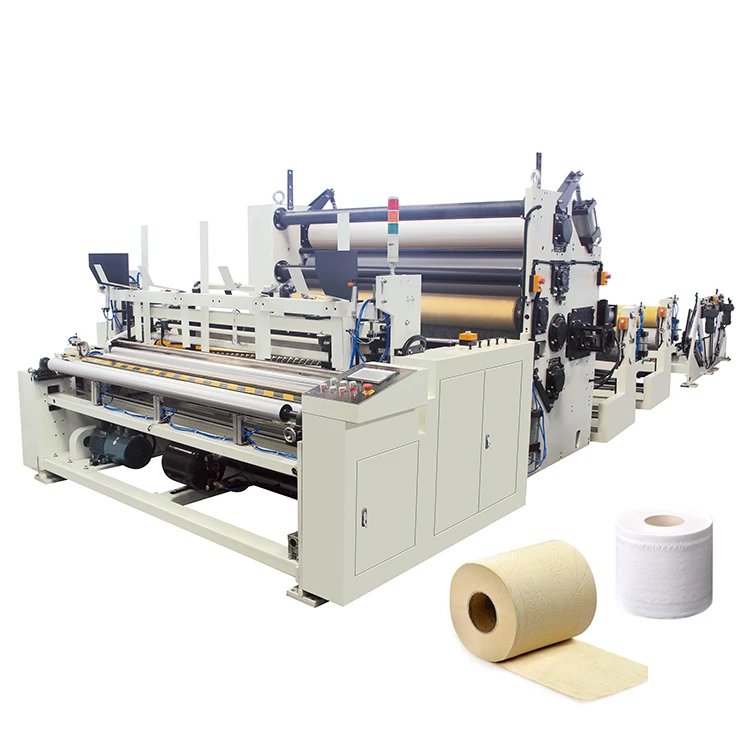Easy to use tissue paper production line tissue paper making machine kitchen toilet paper towel rewinder machine