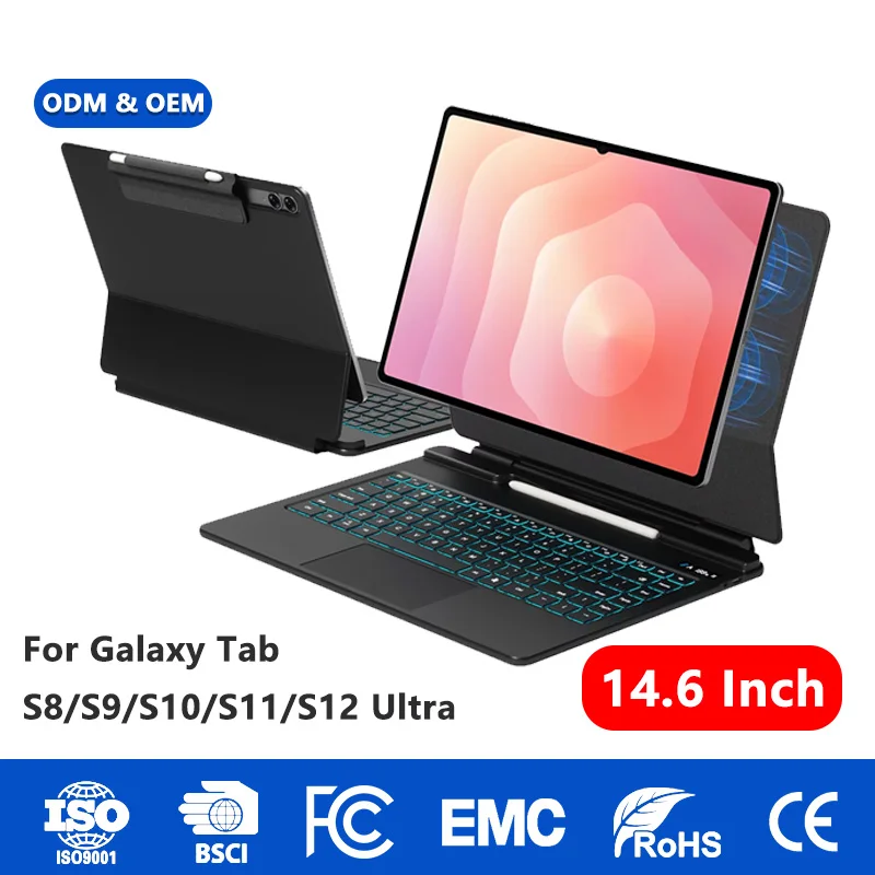 Laudtec Magnetic Case for Samsung Galaxy Tab S10 Ultra 14.6
