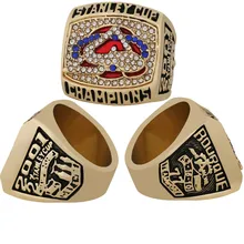 NHL 2001 Colorado Avalanche Championship Ring Environmentally Friendly Alloy Men's High Quality Jewelry Manufacturers Wholesale