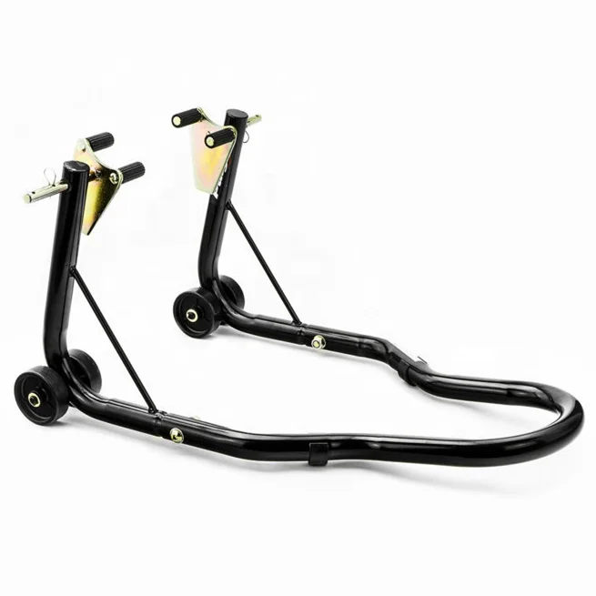 Motorcycle Stand Front with Rear Wheel Lift Paddock Hook Swingarm Universal with CE Certificate