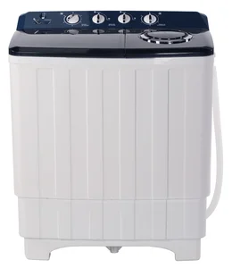 China Factory Twin Tub Semi-automatic Washing Machine-Plastic Housing Top Mounted Household Appliance 8kg