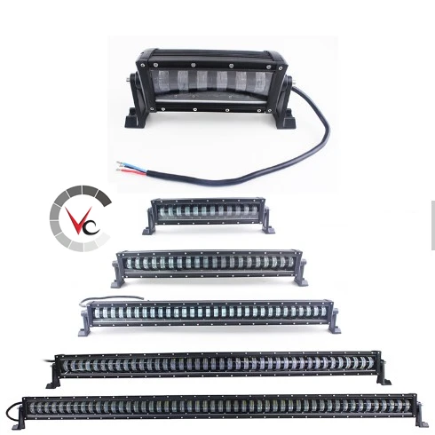 Single Row 4x4 Off-Road LED Light Bar 36W 96W for Truck ATV UTV for Harley Auto Lighting System
