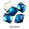 Blue zircon