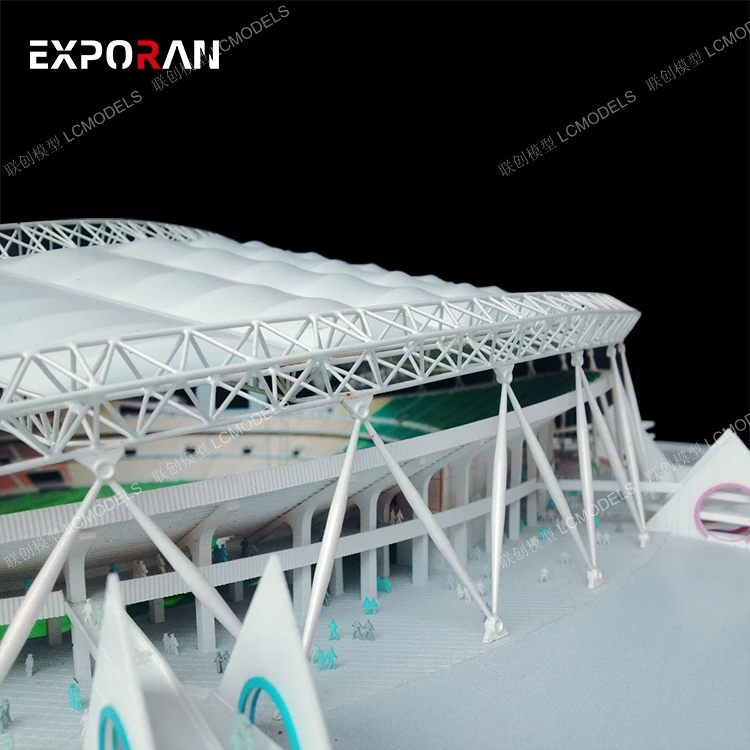 Football stadium building modelExquisite Architectural Model Architectural Model Of Famous Plaza Building Model