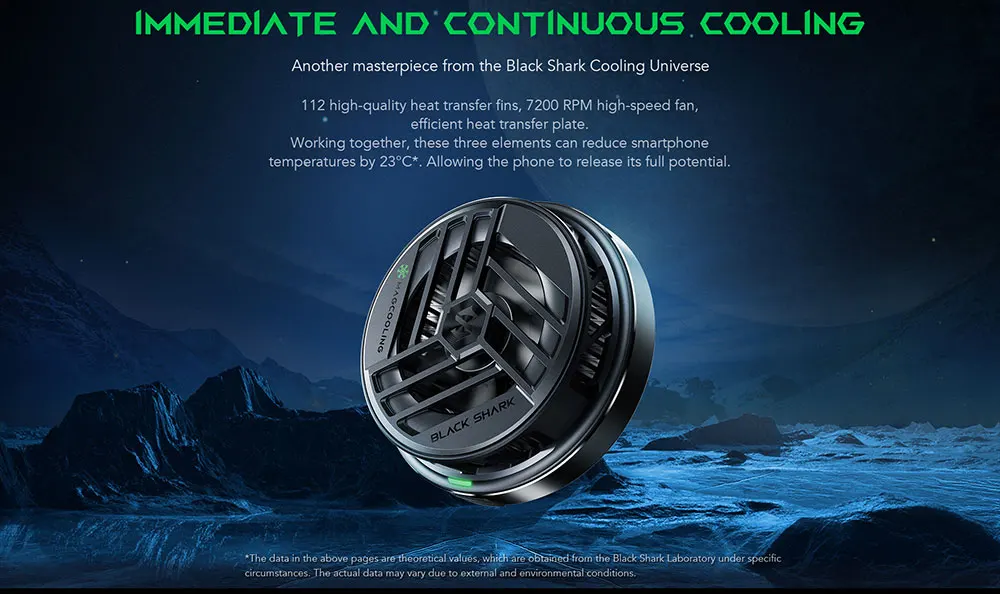 Black Shark Magnetic Cooler for Gaming| Alibaba.com