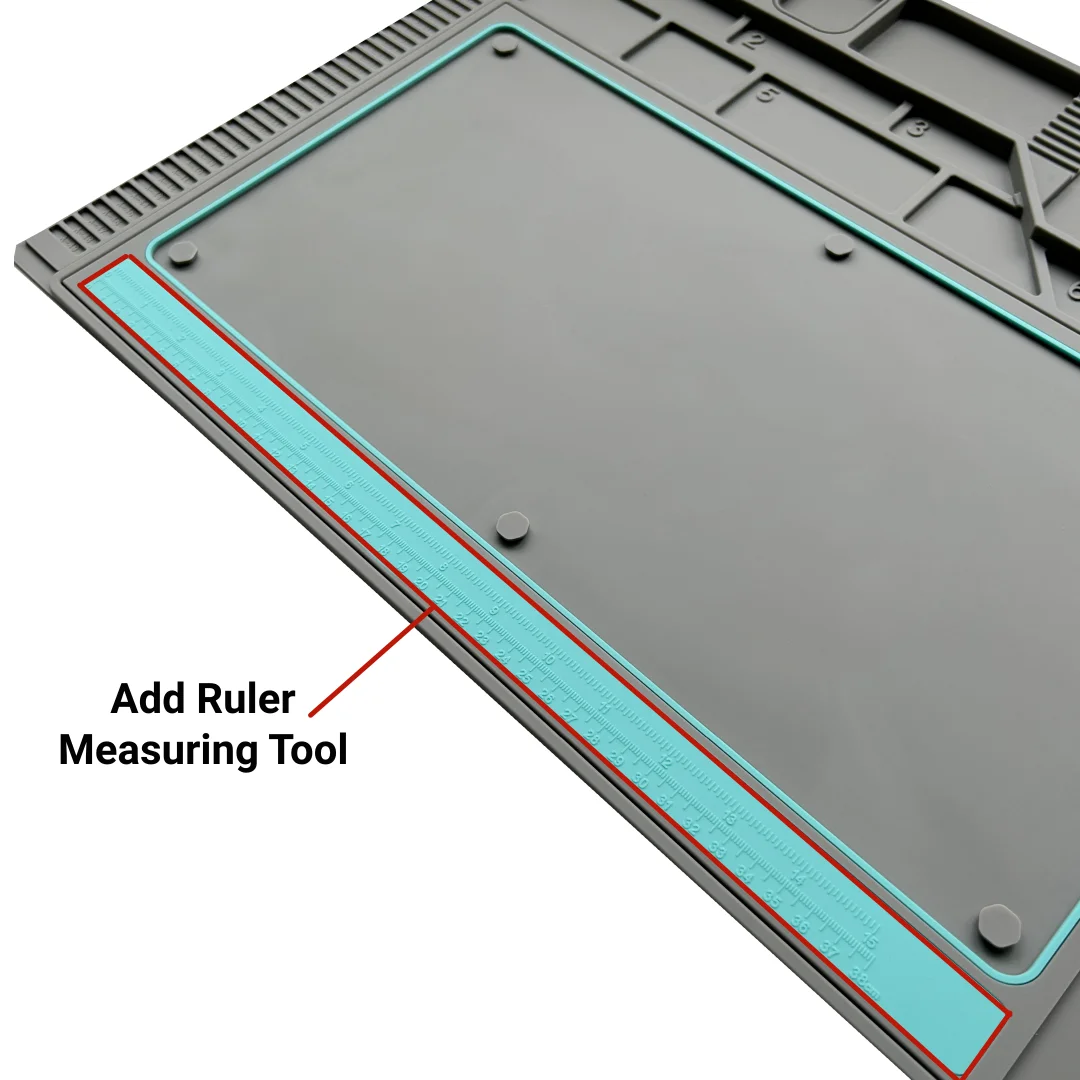 Oem Design Rubber Pvc Silicone Heat Resistant Laptop Desk Work Mat Mobile Repair Phone Mat