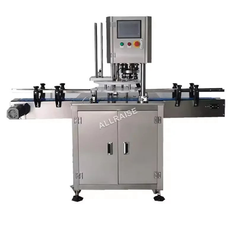 高効率自動ボトル缶シーミングシーリングマシン アルミ缶シーリング