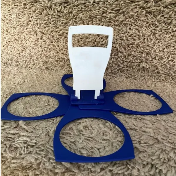 Custom 4 Pack Plastic Beer Holder/fold Away Beer Carrier Buy Fold