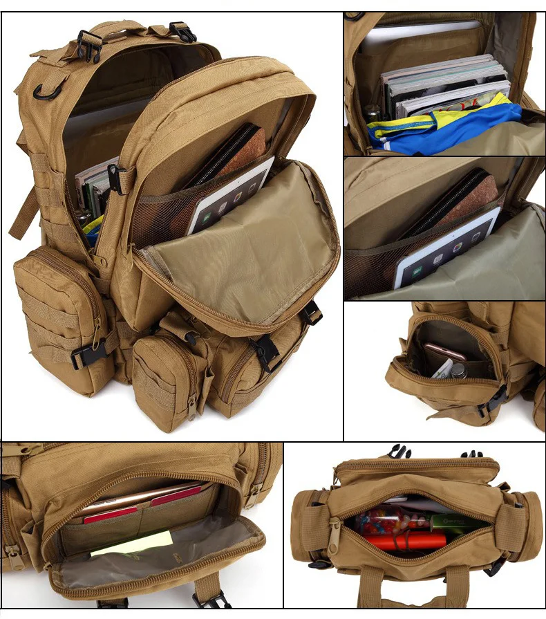 Wholesale Outdoor Camo Waterproof Tactical Backpack