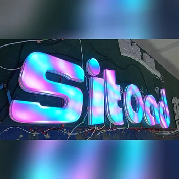 New Products Professional Led Business Sign for Bar 10 Customized Various Colorful Modes for Free Editing 001 STARROAD 3-year