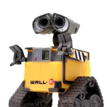 wholesale 6cm Wall-E Robot Wall E PVC Technic Action Figures Bricks Compatible Collection Model Toys for Gifts