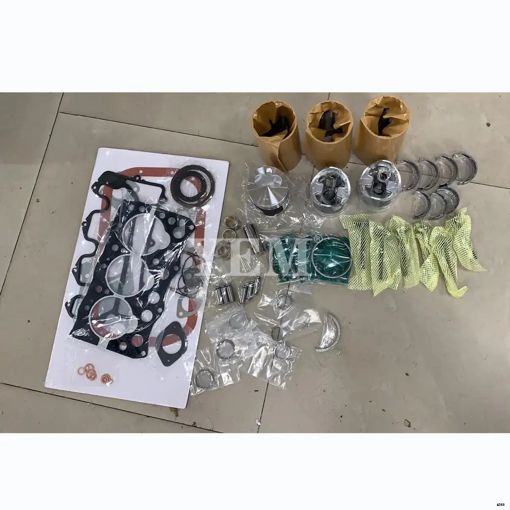 3LD1 Engine Rebuild Kit With Cylinder Piston Rings Gasket Kit Engine Bearings Valve Kit for Isuzu