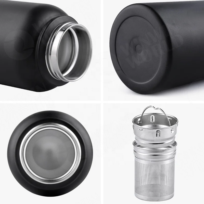 Leak Proof Stainless Steel Insulated Tea Infusers Bottle for Loose