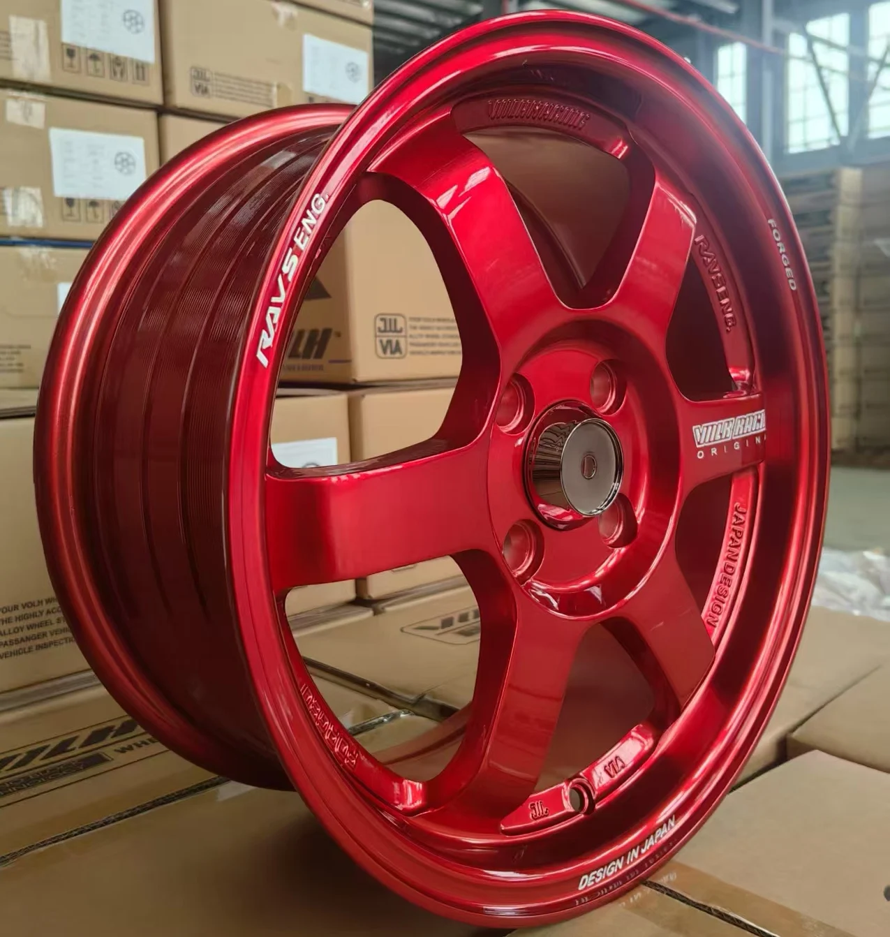 15 Wheels/rims 4X100 4X114.3 PCD 40ET Car Wheel Rims Te37