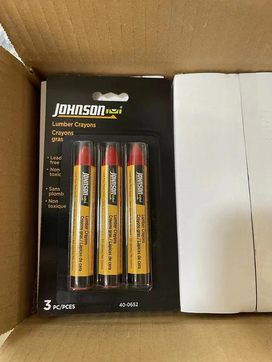 Nontoxic Waterproof Industrial Lumber Marking Crayon 3 In 1 Wooden