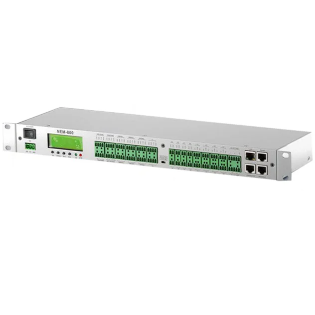 W-TEL Server Room Environmental Monitoring System Alarm Monitor Monitoring Host with RS485 Communication Protocol