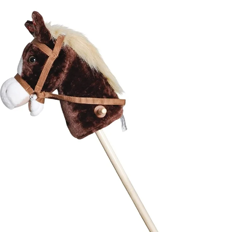 Customization Plush Black Hobby Horse On Stick New - Buy Stick Horse ...