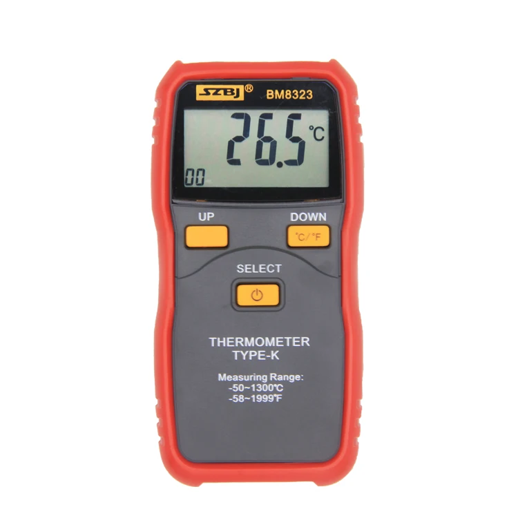 Thermomètre Thermocouple Numérique SZBJ BM8323-50 à 1300 M Indicateur De Température pour K-Type LCD Testeur Poratable Mesure 