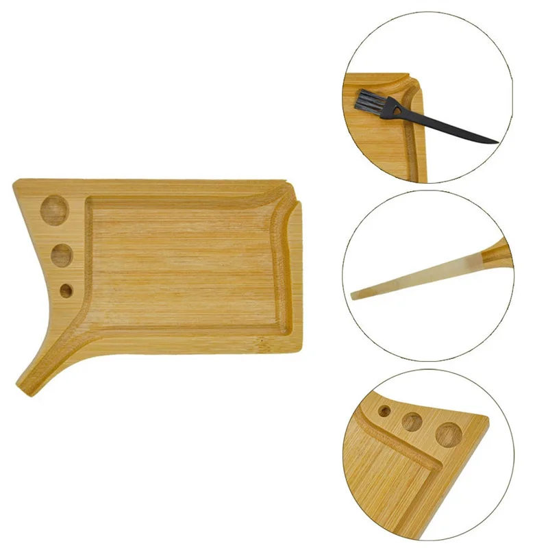 Multifunctional Portable Bamboo Type Funnel-shaped Cigarette Holder with  Grooves