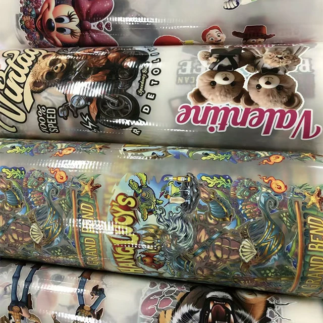 Wholesale custom printed Cut pieces print DTF film heat transfer printing dtf transfer for t-shirts