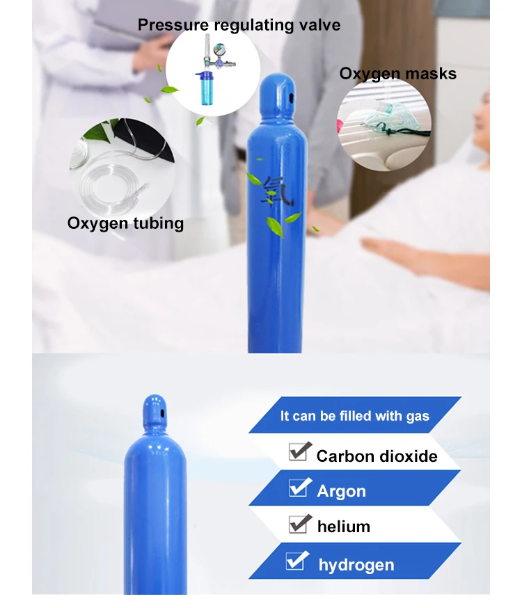 Medical 40 Liters 6m3 Aluminum Empty Oxygen Gas Cylinder Price Buy Oxygen Cylinder Moveable